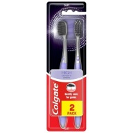 Colgate High Density Charcoal Soft zubná kefka 1+1