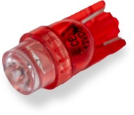 T10 W3W ČERVENÁ LED ŽIAROVKA 12V W5W