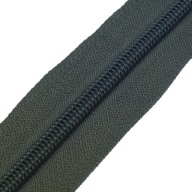 Zipsová páska, grafitový zips, farba 096, 1 ​​METER