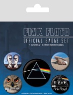 Špendlíky na oblečenie Pink Floyd, sada 5 kusov