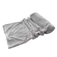 Minky Smooth jednostranné č. 19 Svetlošedá Šírka 240cm