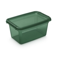 Plastová skladovacia nádoba s krytom BaseStore Pine zelená 4,5l