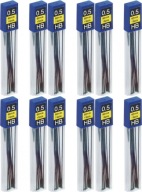 Tuhy pre mechanické ceruzky 0,5 mm HB A”12 x 6
