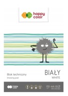 Biely technický blok A4 170g 10 listov Happy Color