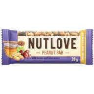 ALLNUTRITION NUTLOVE ARAŠIDOVÁ TYČINKA 30G MED A HROZENKY BEZ PRIDANÉHO CUKRU FIT