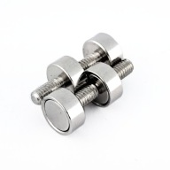 NEODYMOVÝ MAGNET 10 MM S VONKAJŠÍM ZÁVITOM M4 KAPACITA 3 KG - 4 KUSY