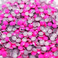 Kovové termo trysky na oblečenie Neon Pink 5mm 500