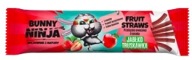 BUNNY NINJA Slamky ovocný snack pre deti jablko jahoda 16 g