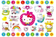 Odnímateľné tetovania pre deti HELLO KITTY CG165