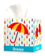 Renova Rain obrúsky na tvár 50 ks