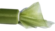 ORGANZA Organza ZELENÁ Olivová dekorácia Svadobné svadobné prijímanie 48cm 9,3m