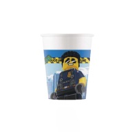 LEGO CITY PAPIEROVÝ POHÁR 200 ML 8 KS.