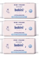 BOBINI hypoalergénne vlhčené obrúsky 3x60 ks