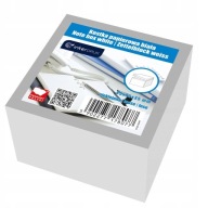 Papierová kocka podložka BIELA ​​Nelepená 85x85x35mm Interprint