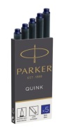 PARKER MODRÉ NÁPLŇKY 5 KS DLHÉ PRE ATRAMENTOVÉ PERÁ 1950384 ORIGINÁL