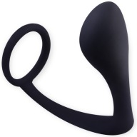 ANÁLNA ZÁSTRČKA S KRÚŽKOM NA PENIS MASÁŽER PROSTATY
