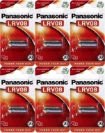 Mikro alkalická batéria Panasonic LRV08 1 ks x6