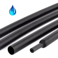 12,7 mm zmršťovacia trubica s čiernym lepidlom