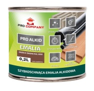 PRO ALKID rýchloschnúci alkydový email 0,2l Orech stredná RAL 8002