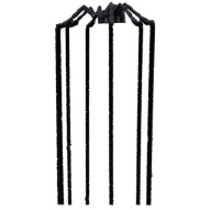 SPIDER ORNAMENT dlhé nohy ČIERNE NOHY HALLOWEEN