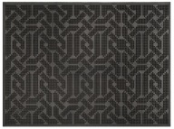 Gumová podložka na topánky READY 40x54 cm čierna orient PROTIŠMYK
