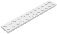 LEGO PLATE 2X12 SVETLO SIVÁ 2445