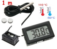 ELEKTRONICKÝ TEPLOMER LCD DIGITÁLNA SONDA 100cm