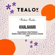 TEALOV červený čaj ROOIBOS KHALAHARI 100G