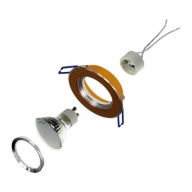 LED očko 80mm 3x1 3,5W GU10 brúsené zlato TR