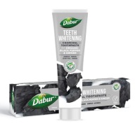 Bieliaca zubná pasta s dreveným uhlím s korením a zázvorom 100 ml - Dabur