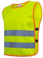 REFLEXNÁ VESTA PRE DETI, ŽLTÁ, veľkosť M
