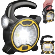 VÝKONNÁ DIELENSKÁ LAMPA COB LED LAMPA S DRŽIAKOM NA BATÉRIU PRŮRUČNÁ