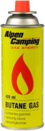 ALPEN CAMPING plynová kartuša 400ml horák variča