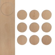 Samolepiaci kryt na nábytkové policové skrinky Farba MAPLE fi 20mm 9 ks