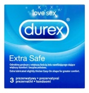 Durex extra bezpečné kondómy 3 ks.