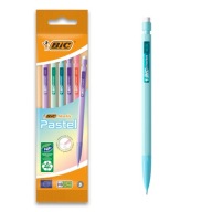 BIC MATIC PASTELOVÁ SÚPRAVA MECHANICKÝCH CERUŽEK S GUMA ODOLNÝ LEHKÝ x5
