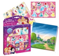 Totum samolepky pre deti Sada Disney Princess 3 hárkov a pozadia
