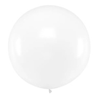 okrúhly TRANSPARENTNÝ BALÓN SVADOBNÉ NARODENINY 100cm
