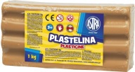 Plastelína 1kg Astra Svetlohnedá