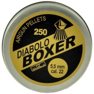 Diabolo Boxer pelety 250 ks, 5,5 mm cal.22, ostrý hrot