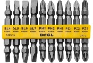 Drel 65mm obojstranné bity - 10 kusov