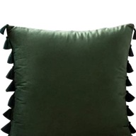 Ozdobná obliečka na vankúš 40x40 so strapcami, velúrové FARBY