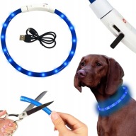 LED OSVETLENIE PRE PSA MAČKU NASTAVITEĽNÉ USB vodeodolná prechádzka nočná zima