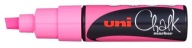 Popisovač UNI PWE-8K CHALK 8,0mm ružový