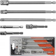 YATO ADAPTÉRY HEX REDUKCIE PRE ZÁSUVKY 1/4 3/8 1/2 5cm, 15cm