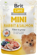 BRIT CARE Mini králik a králik losos Losos 85 g