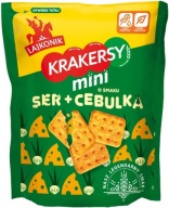 LAJKONIK Mini Crackers malý syr cibuľa syr a cibuľa 100g