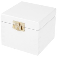 BOX drevený kontajnerový box 10x10 BIELY