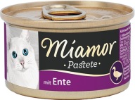 MIAMOR PASTA PRE MAČKU KAČKU 85g MÄSOVÉ KRMIVO