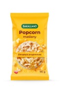 BAKALLAND Popcorn zrnká maslom do mikrovlnky 90 g